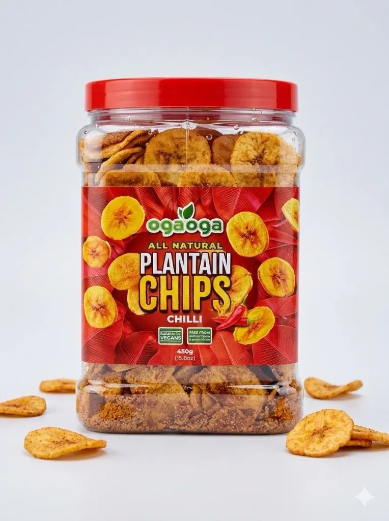 [EEQ034] Ogaoga Plantain Chips (450 G)